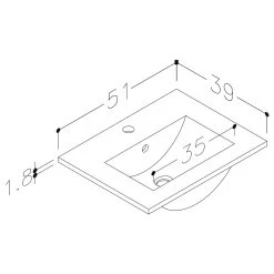 Iona Celo 510mm Floor Standing Unit & Basin White -Bathroom Promotion iona ftdi103320 3
