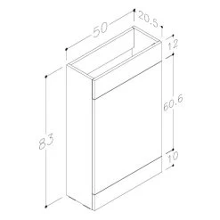Iona Milton 1100mm Floorstanding RH L-Shape Pack White -Bathroom Promotion iona ftdi103334 3