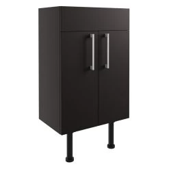 Iona Winson 500mm 2 Door Basin Unit Matt Grey