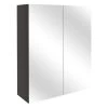 Iona Winson 600mm Mirrored Wall Unit Matt Grey -Bathroom Promotion iona ftdi103367