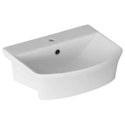 Iona Brooklyn 500x400mm 1 Hole Semi Recessed Basin