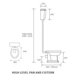 Iona Julian High Level WC Pack & Soft Close Seat -Bathroom Promotion iona ftdi1906 3