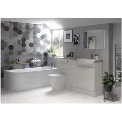 Iona Clifton 200mm Slim Base Unit Pearl Grey Gloss -Bathroom Promotion iona ftdi2741 2