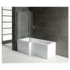 Iona Simplicity L-Shape Shower Bath, Panel & Screen Left -Bathroom Promotion iona ftdi2959