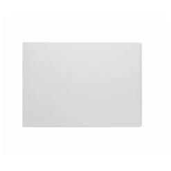 Iona White Deluxe Plain 800mm End Bath Panel