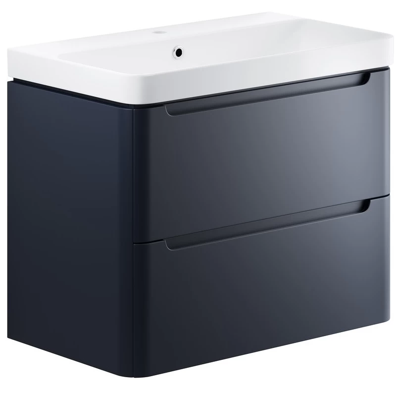 Iona Kingsbridge 800mm Wall Unit & Basin Matt Indigo 3 Iona Kingsbridge 800mm Wall Unit & Basin Matt Indigo