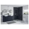 Iona Brookfield 330x2200mm Tall End Panel Indigo Ash -Bathroom Promotion iona ftdi96090