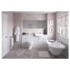 Iona Brookfield 330x2200mm Tall End Panel Satin White -Bathroom Promotion iona ftdi96092