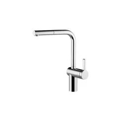 KWC Livello Mono Sink Mixer With Pull-Out Spout Chrome