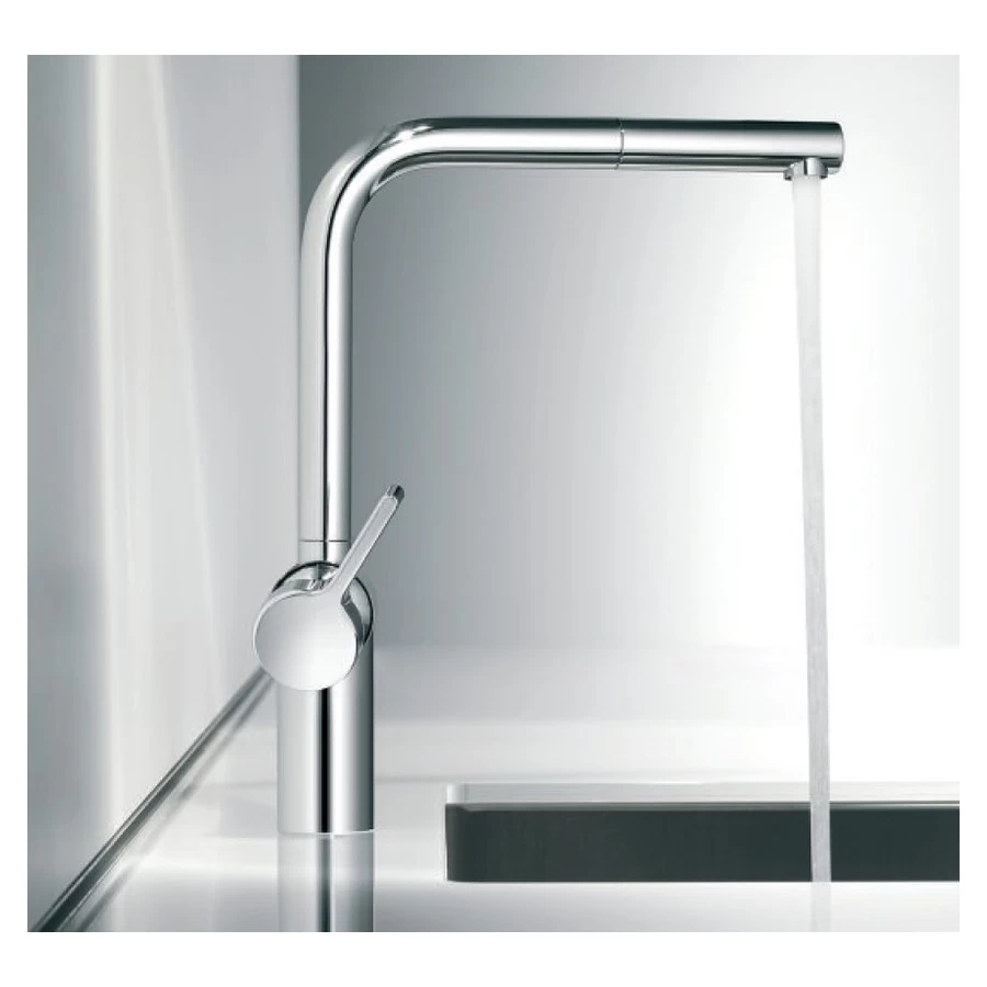 KWC Livello Mono Sink Mixer With Pull-Out Spout Chrome 5 KWC Livello Mono Sink Mixer With Pull-Out Spout Chrome - Image 3