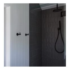 Meir Round Robe Hook Matte Black -Bathroom Promotion meir mr03 r 5