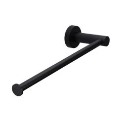 Meir Round Guest Towel Rail Matte Black