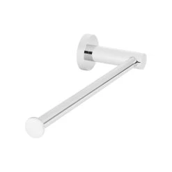 Meir Round Guest Towel Rail Polished Chrome