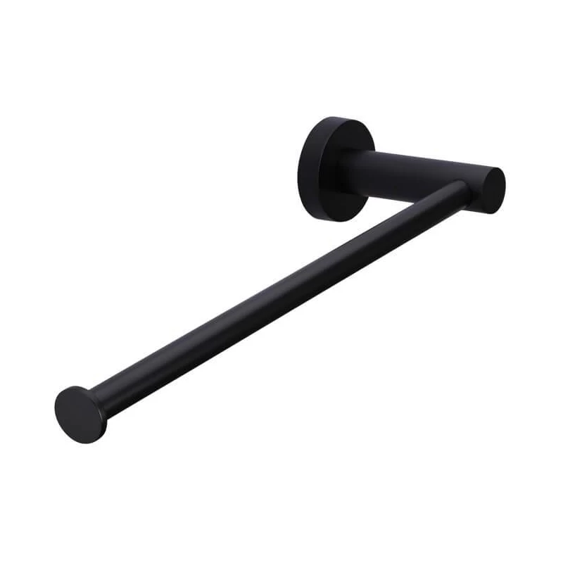 Meir Round Guest Towel Rail Matte Black 3 Meir Round Guest Towel Rail Matte Black