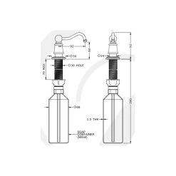 Perrin & Rowe Georgian Country Soap Dispenser -Bathroom Promotion perrin rowe 6695cp 2