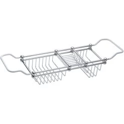 Perrin & Rowe Bath Rack Pewter