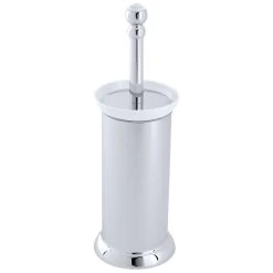Perrin & Rowe Floor Toilet Brush Holder Pewter