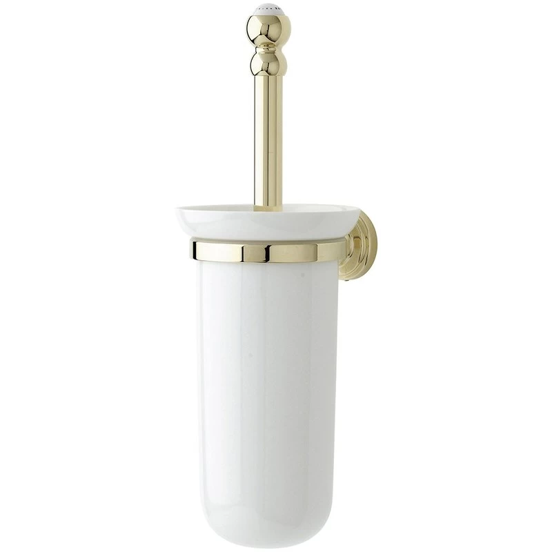 Perrin & Rowe Wall Toilet Brush Holder Gold 3 Perrin & Rowe Wall Toilet Brush Holder Gold