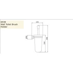 Perrin & Rowe Wall Toilet Brush Holder Pewter 6 Perrin & Rowe Wall Toilet Brush Holder Pewter -Bathroom Promotion perrin rowe 6938pf 2