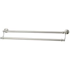 Perrin & Rowe 610mm Double Towel Rail Nickel