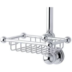Perrin & Rowe Sliding Rail Soap Basket Chrome
