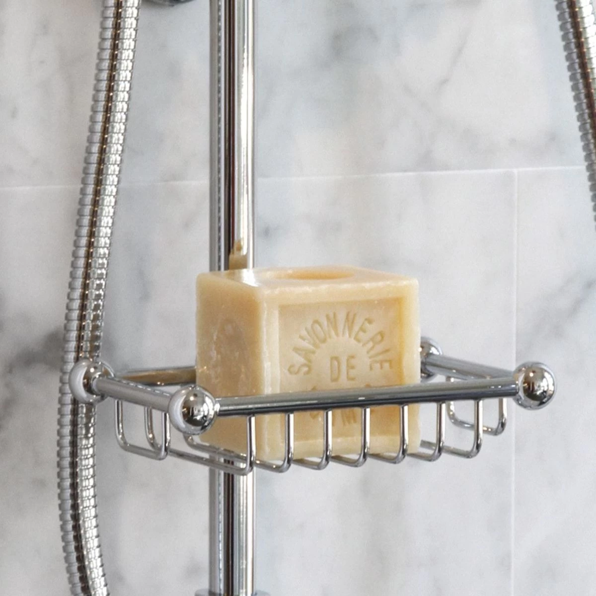 Perrin & Rowe Sliding Rail Soap Basket Chrome 4 Perrin & Rowe Sliding Rail Soap Basket Chrome - Image 2