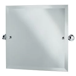 Perrin & Rowe Square Mirror 500mm X 500mm Pewter