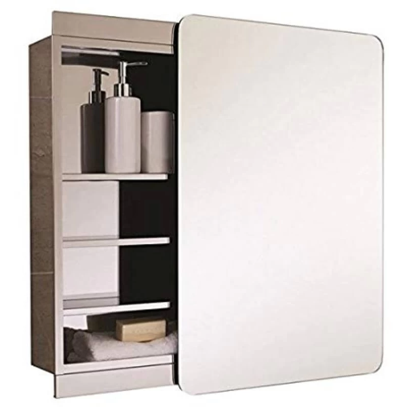 RAK Slide Stainless Steel Single Cabinet With Sliding Mirrored Door 3 RAK Slide Stainless Steel Single Cabinet With Sliding Mirrored Door
