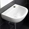 RAK Compact 38cm Special Needs Basin 1 Taphole Right -Bathroom Promotion rak com38bassn1r