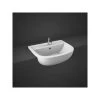 RAK Compact 55cm Semi Recessed Basin 1 Taphole -Bathroom Promotion rak comsrbas1
