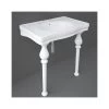 RAK Console Alexandra 850mm Basin & Legs 2 Tap Holes -Bathroom Promotion rak consmal2 arcrleg