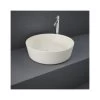 RAK Feeling Round Countertop Basin 420mm Matt Greige 1 RAK Feeling Round Countertop Basin 420mm Matt Greige -Bathroom Promotion rak feect4200505a