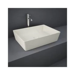 RAK Feeling Rectangular Countertop Basin 500mm Matt Greige