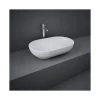 RAK Feeling 55cm Oval Countertop Basin Matt White -Bathroom Promotion rak feect5500500a
