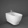 RAK Moon Wall Hung Rimless Bidet With Hidden Fixations -Bathroom Promotion rak har07awha