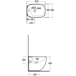 RAK Illusion Back To Wall Bidet -Bathroom Promotion rak illbd2015awha 2