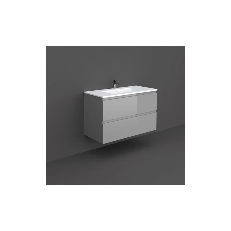 RAK Joy Wall Hung Vanity Unit 100cm Urban Grey 3 RAK Joy Wall Hung Vanity Unit 100cm Urban Grey