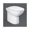 RAK Morning Rimless Back To Wall Comfort Height Pan & Soft Close Seat 2 RAK Morning Rimless Back To Wall Comfort Height Pan & Soft Close Seat -Bathroom Promotion rak morwc1346awha rakseat018 2
