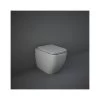 RAK Feeling Rimless Back To Wall Toilet & Soft Close Seat Matt Grey