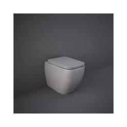 RAK Feeling Rimless Back To Wall Toilet & Soft Close Seat Matt Grey