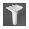 RAK Origin 62 520mm 1 Hole Basin & Full Pedestal -Bathroom Promotion rak ori6252bas1 ori62ped