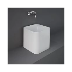 RAK Petit Square Countertop Basin 360mm Alpine White -Bathroom Promotion rak petct23400awha 2