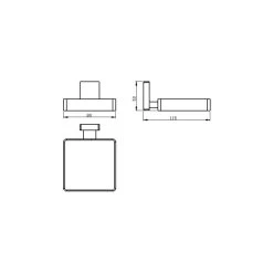 RAK Resort Toilet Brush -Bathroom Promotion rak rakc17194 2