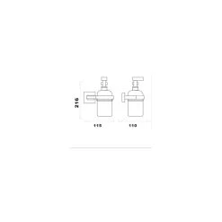 RAK Cubis Soap Dispenser Chrome -Bathroom Promotion rak rakcub9907 2