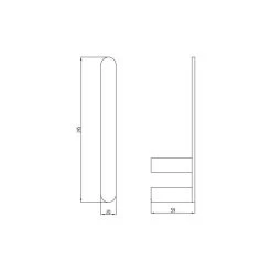 RAK Petit Round Spare Paper Holder Matt Black -Bathroom Promotion rak rakper9902 3b 2