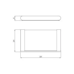 RAK Petit Round Soap Holder Chrome -Bathroom Promotion rak rakper9905 2c 2