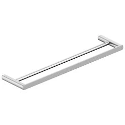 RAK Petit Square 60cm Double Towel Bar Chrome