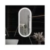 RAK Picture Oval LED Mirror With Demister 1000x550mm Brushed Nickel 2 RAK Picture Oval LED Mirror With Demister 1000x550mm Brushed Nickel -Bathroom Promotion rak rakpicovbn5002