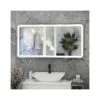 RAK Picture Soft LED Mirror With Demister 600x1200mm Chrome -Bathroom Promotion rak rakpicsfcp5004