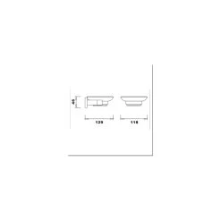 RAK Sphere Soap Dish -Bathroom Promotion rak raksph9905 2